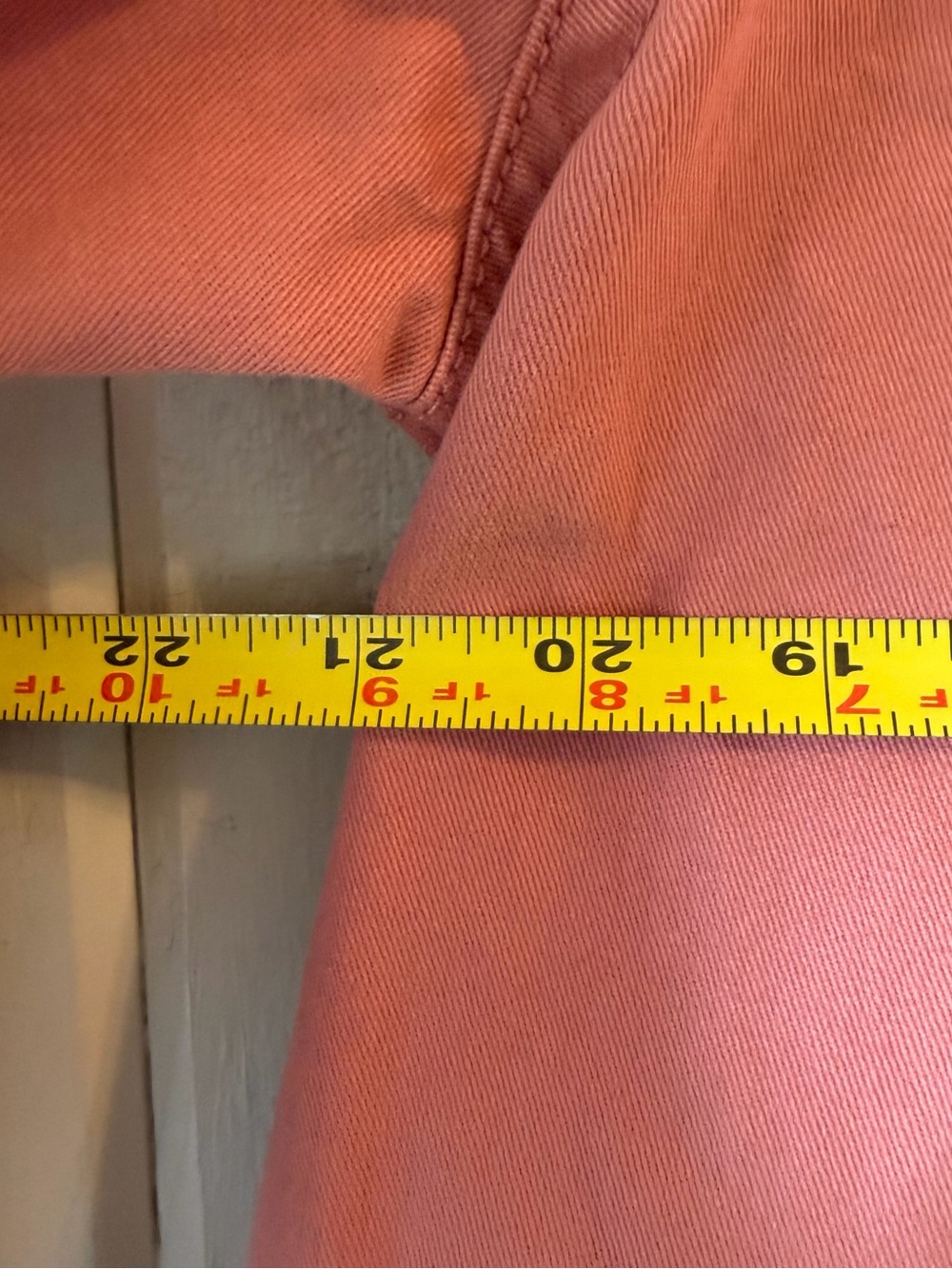 Women’s Old Navy Dusty Rose Utility Jean Shirt Jacket/Shacket, Size Medium - Picture 7 of 8